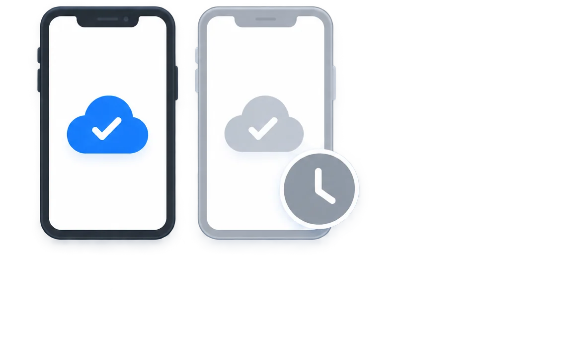 Current and older Android device backups.