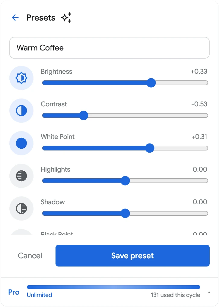 You're in Control interface preview.