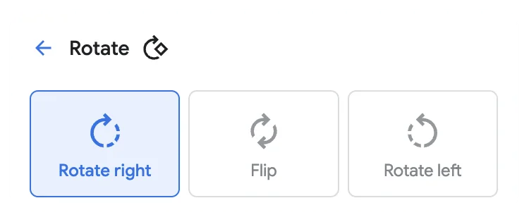 Google Photos interface preview.